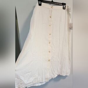 XXL NWT Lauren Conrad Linen Blend Capsule Pull On Cottage Boho Minimalist Beachy